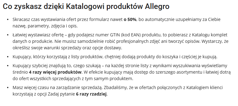 Screenshot of an Allegro product page showing grouped offers from different sellers